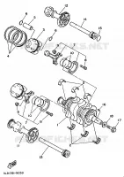 VILEBREQUIN / PISTON pour Yamaha XTZ750 de 1994