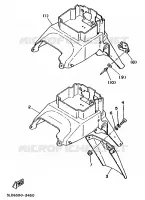 ALTERNATIVE GARDE BOUE pour Yamaha XTZ750 de 1994