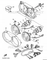 PIÈCES OPTIONNELLES   CARBURATEUR / PHARE / COMPTEUR pour Yamaha XTZ750 de 1994
