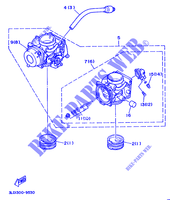 ALTERNATIVE ADMISSION / CARBURATEUR pour Yamaha XTZ750B de 1991