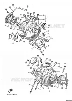 CULASSE pour Yamaha XV1000 de 1986