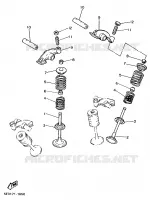 SOUPAPE pour Yamaha XV1000 de 1986