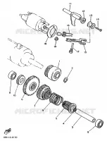 EMBRAYAGE DE DEMARREUR pour Yamaha XV1000 de 1986