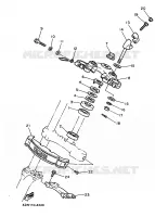 DIRECTION pour Yamaha XV1000 de 1986