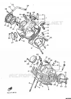 CULASSE pour Yamaha XV1000 de 1986