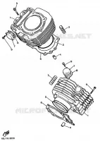 CYLINDRE pour Yamaha XV1000 de 1986