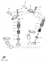 SOUPAPE pour Yamaha XV1000 de 1986