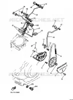 POMPE A HUILE pour Yamaha XV1000 de 1986