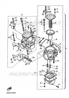 CARBURATEUR pour Yamaha XV1000 de 1986