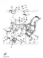 CADRE pour Yamaha XV1000 de 1986