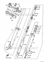 FOURCHE pour Yamaha XV1000 de 1986