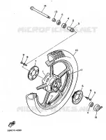 ROUE AVANT pour Yamaha XV1000 de 1986