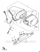 FEU ARRIERE pour Yamaha XV1000 de 1986