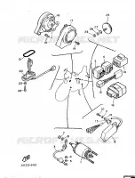 PARTIE ELECTRIQUE 2 pour Yamaha XV1000 de 1986