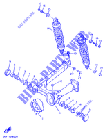 BRAS OSCILLANT / AMORTISSEUR pour Yamaha XV1100 de 1991