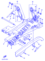 BRAS OSCILLANT / AMORTISSEUR pour Yamaha XV125 de 1997