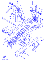 BRAS OSCILLANT / AMORTISSEUR pour Yamaha XV125 de 1997