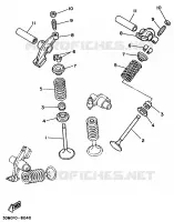 SOUPAPE pour Yamaha XV125 de 1997