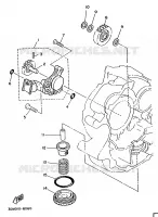 POMPE A HUILE pour Yamaha XV125 de 1997
