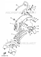 GARDE BOUE pour Yamaha XV125 de 1997