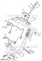 DIRECTION pour Yamaha XV125 de 1997