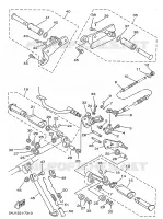 SUPPORT / REPOSE PIEDS pour Yamaha XV125 de 1997