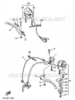 COMMODO / LEVIER pour Yamaha XV125 de 1997