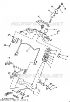 DIRECTION pour Yamaha XV125 de 1998