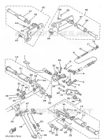 SUPPORT / REPOSE PIEDS pour Yamaha XV125 de 1998