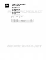* CATALOG PREFACE * pour Yamaha XV125 de 1998