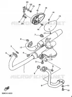 ECHAPPEMENT pour Yamaha XV125 de 1998
