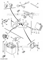 PARTIE ELECTRIQUE 1 pour Yamaha XV125 de 1998