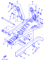 BRAS OSCILLANT / AMORTISSEUR pour Yamaha XV125 de 1998