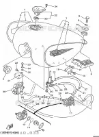 RESERVOIR A ESSENCE pour Yamaha XV125 de 1998