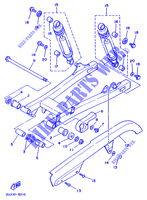 AMORTISSEUR ARRIERE / BRAS OSCILLANT pour Yamaha XV125 de 1998