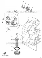 POMPE A HUILE pour Yamaha XV125 de 1999