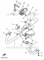 ECHAPPEMENT pour Yamaha XV125 de 1999