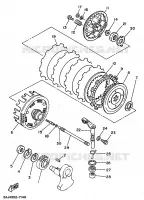EMBRAYAGE DE DEMARREUR pour Yamaha XV125 de 1999
