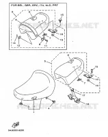 SELLE pour Yamaha XV125 de 1999