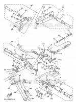 SUPPORT / REPOSE PIEDS pour Yamaha XV125 de 1999
