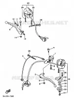 COMMODO / LEVIER pour Yamaha XV125 de 1999