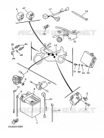 PARTIE ELECTRIQUE 1 pour Yamaha XV125 de 1999