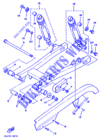BRAS OSCILLANT / AMORTISSEUR pour Yamaha XV125 de 1999