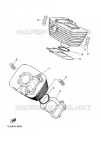 CYLINDRE pour Yamaha XV125S de 2000