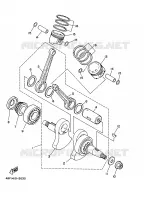 VILEBREQUIN / PISTON pour Yamaha XV125S de 2000