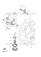 POMPE A HUILE pour Yamaha XV125S de 2000