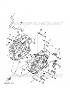 CARTER MOTEUR pour Yamaha XV125S de 2000