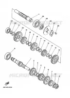 TRANSMISSION pour Yamaha XV125S de 2000
