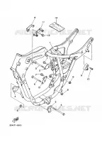 CADRE pour Yamaha XV125S de 2000