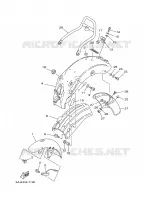 GARDE BOUE pour Yamaha XV125S de 2000